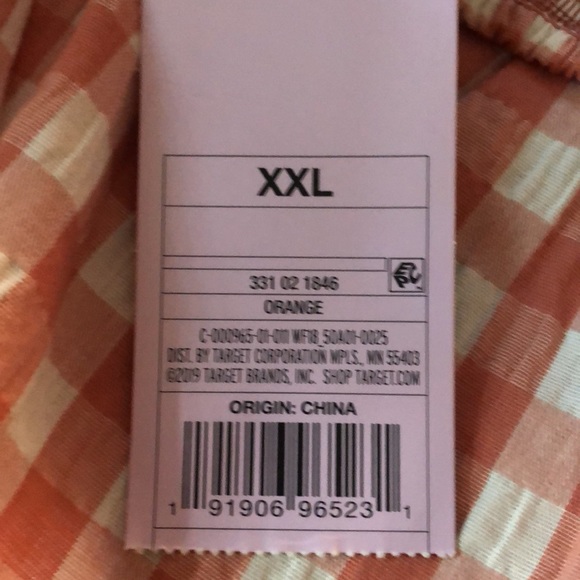 Wild Fable Gingham Sleeveless Peplum Top XXL - Picture 7 of 7